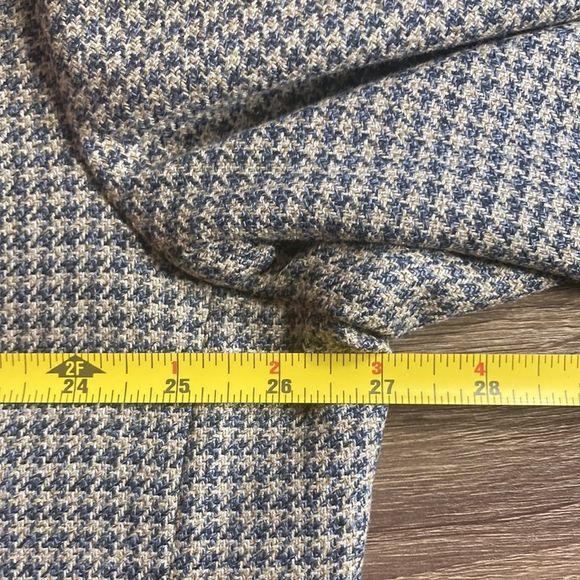 Vintage Mens Hickey Freeman Blazer Worsted Wool Silk & Cashmere blend Size 48L - Picture 8 of 10